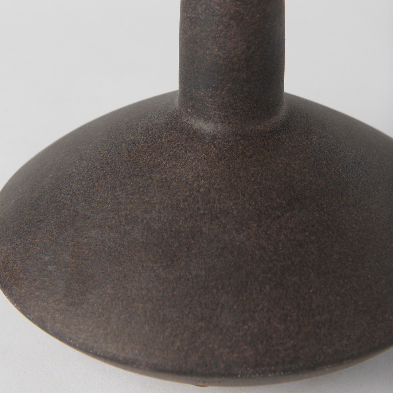Rylee 6.9H Dark Brown Ceramic Vase