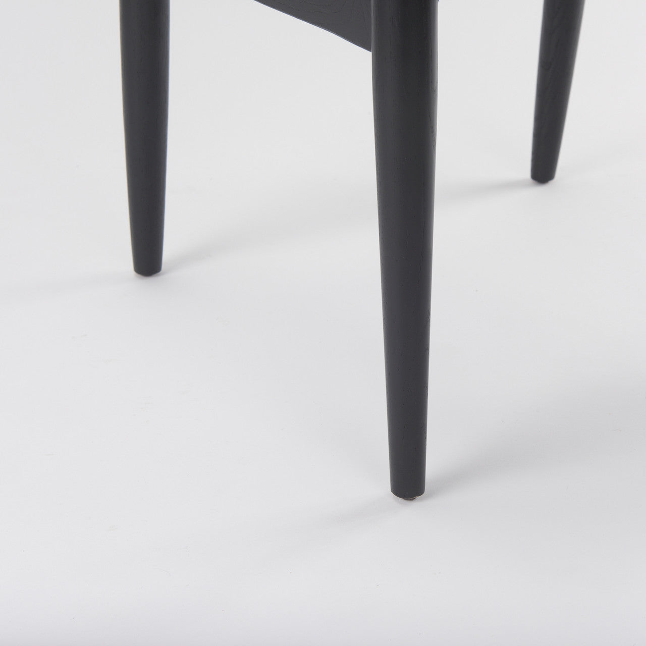 Cline  20.9L x 23.0W x 31.9H Gray Fabric W/Black Wood Dining Chair