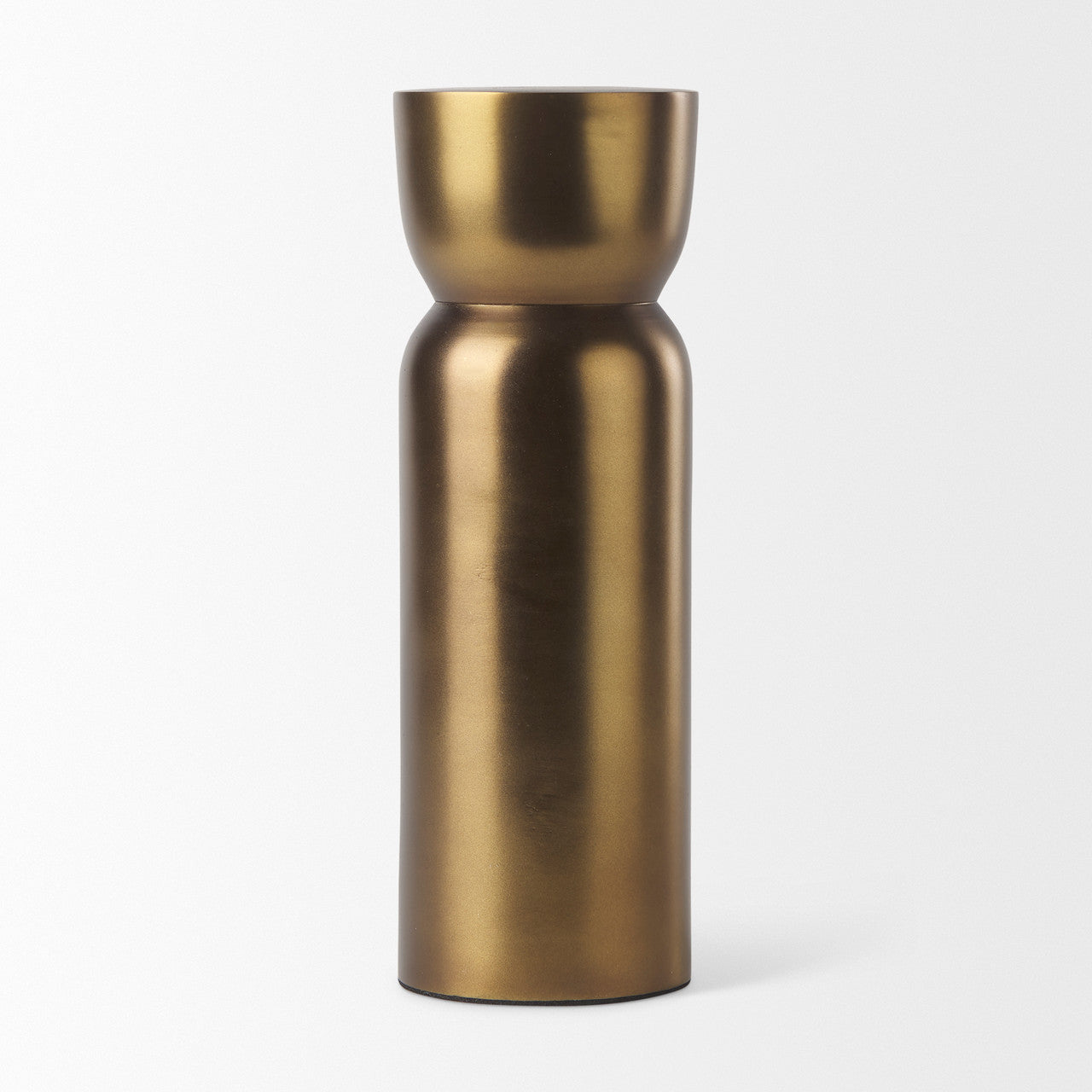 Malta Aluminum Candle Holder Large