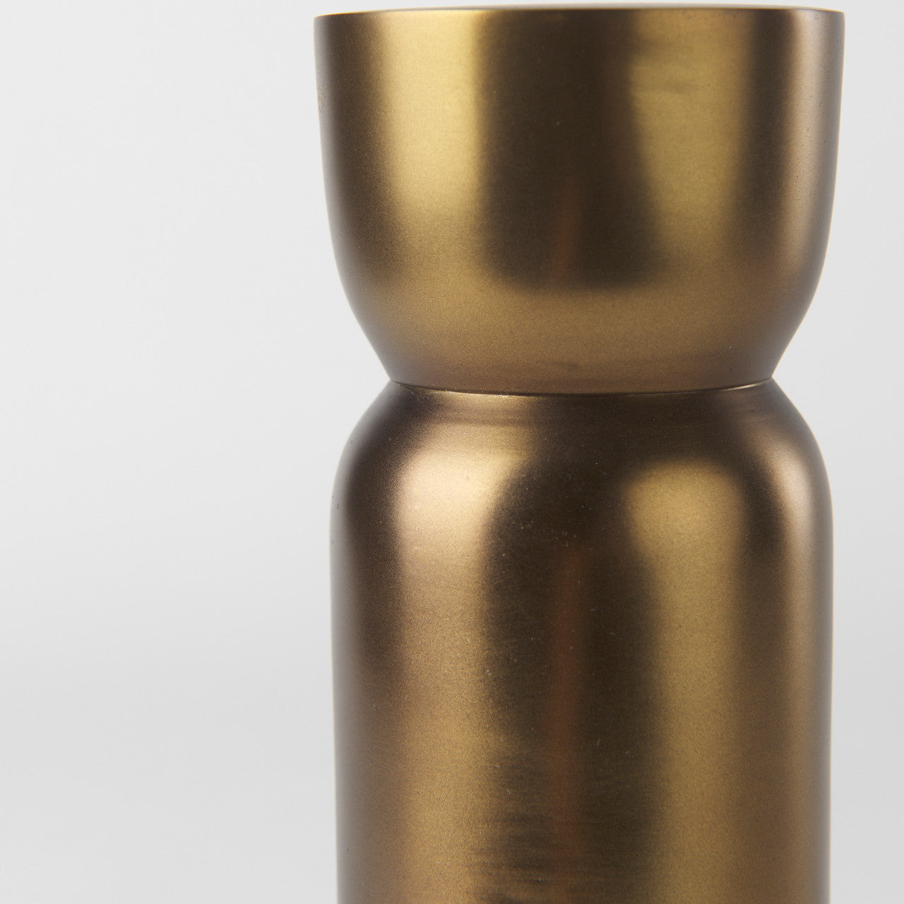 Malta Aluminum Candle Holder Large