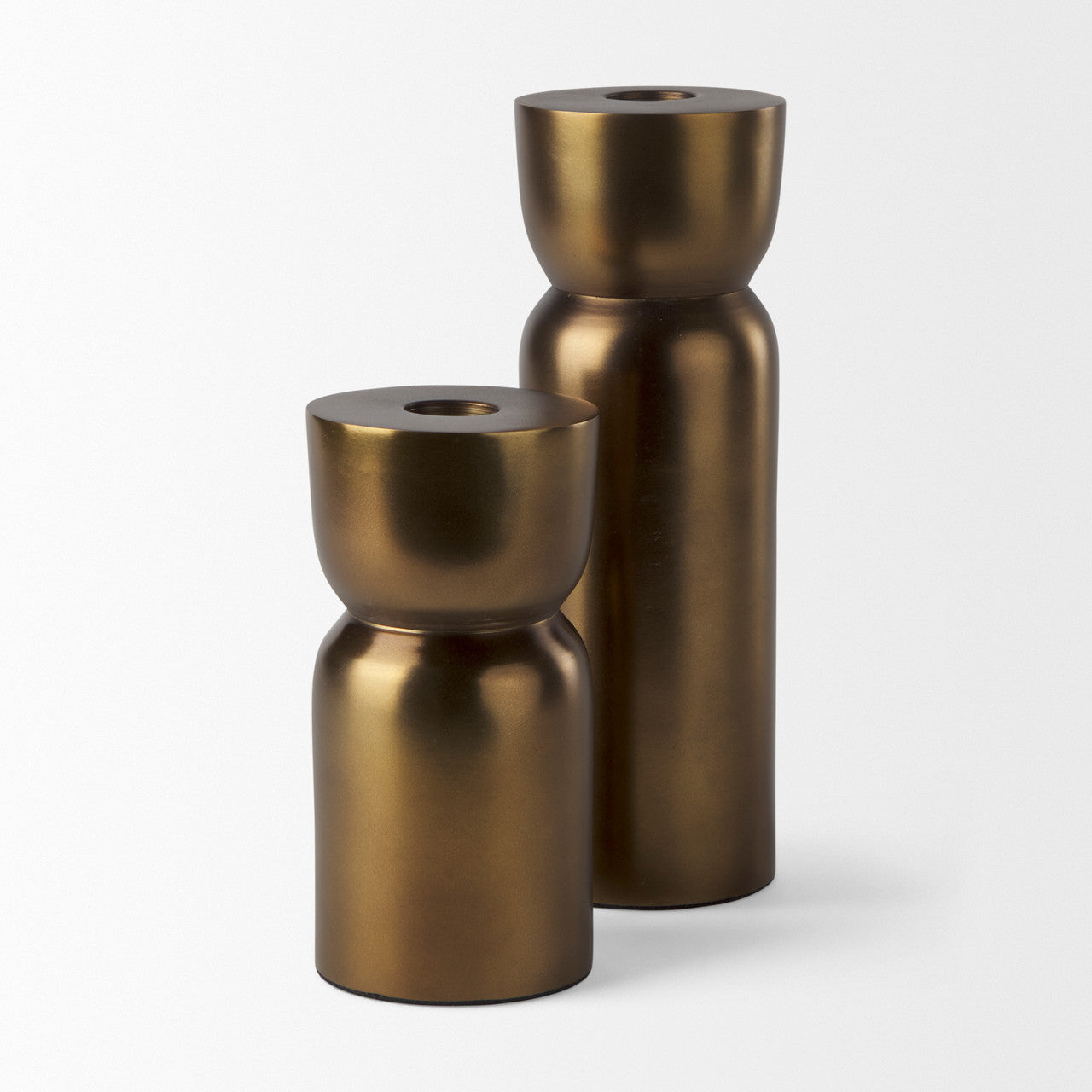 Malta Aluminum Candle Holder Large