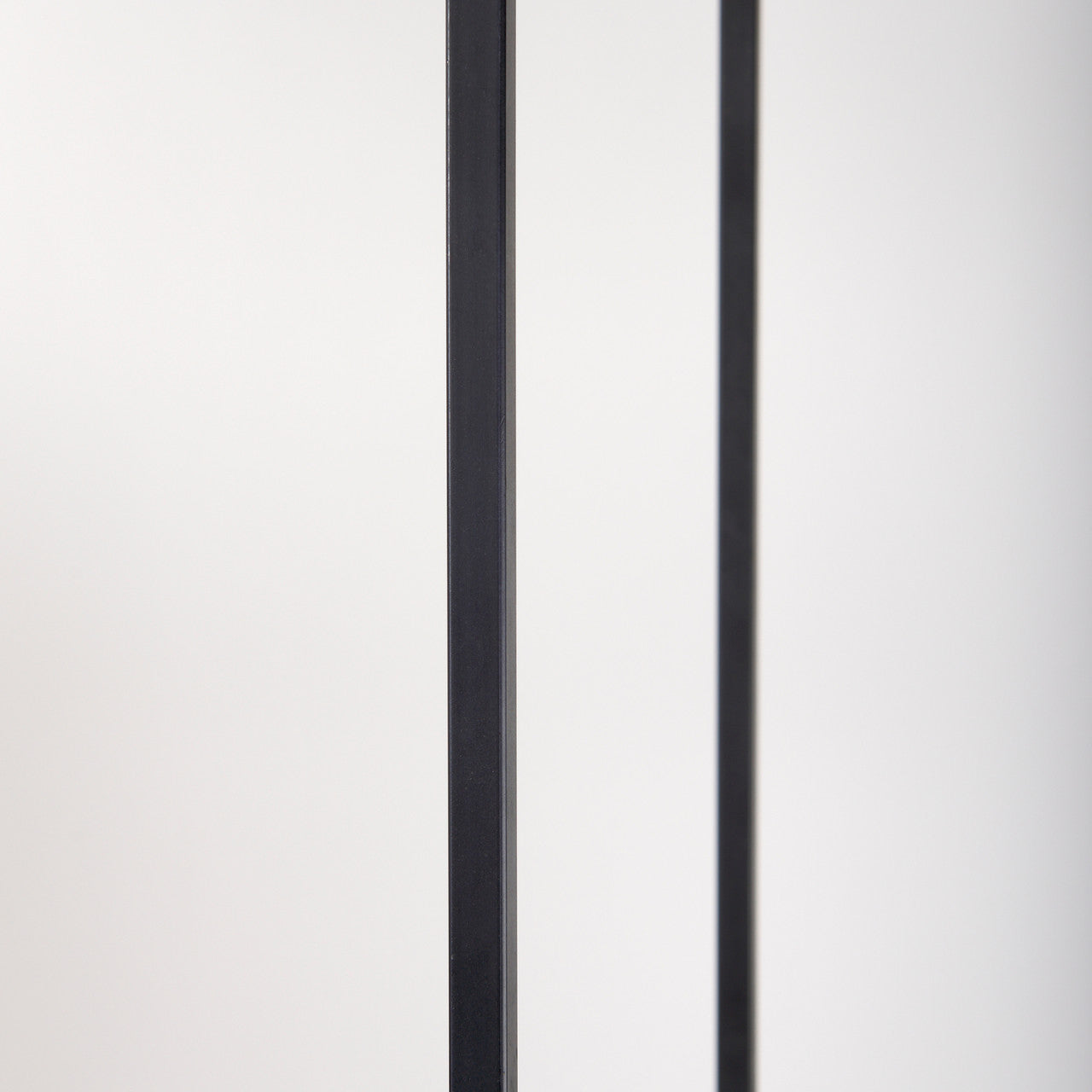 Morris 47.0L x 15.0W x 75.0H Light Brown Wood w/ Black Metal Frame 6-Tier Shelving Unit