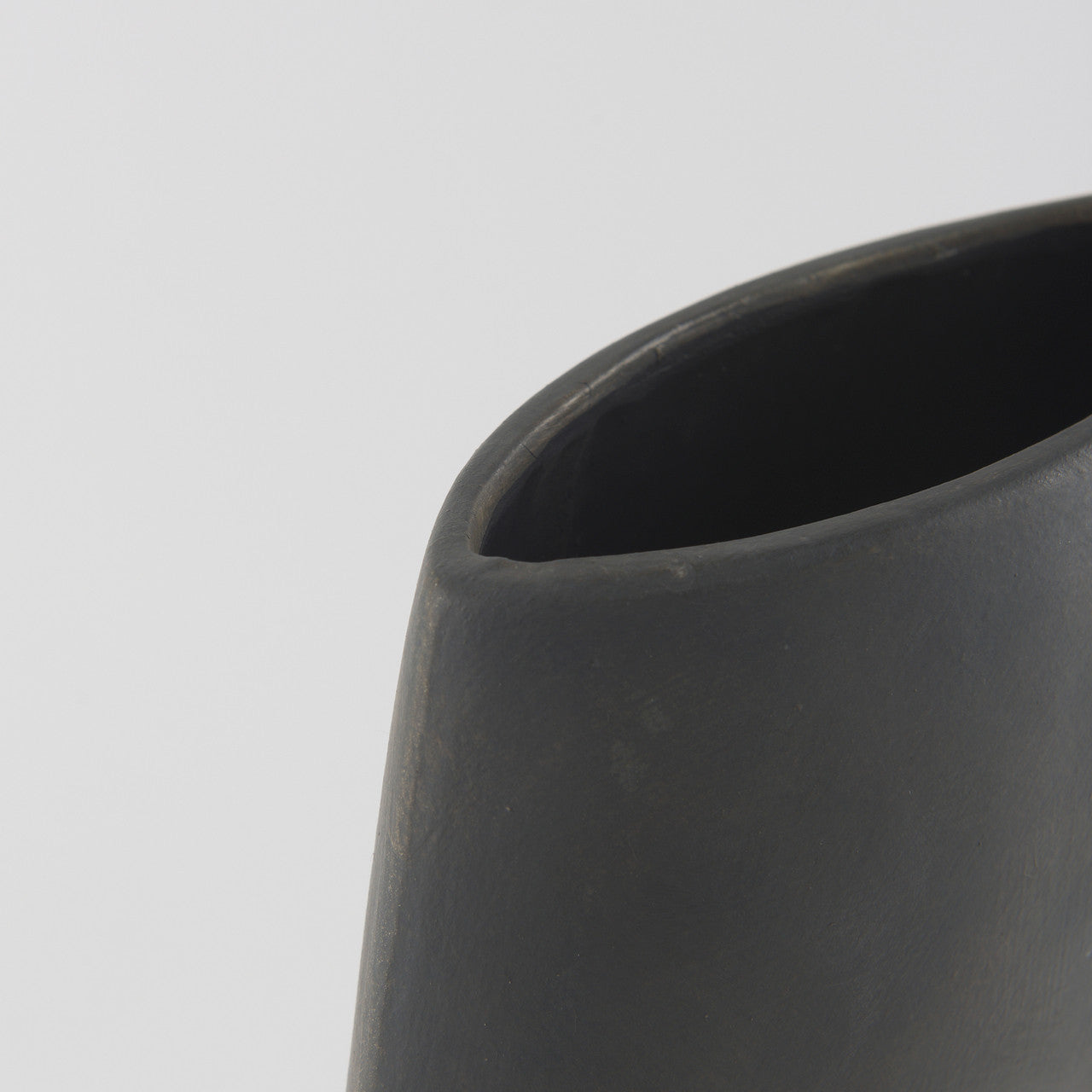 Rylee 13.0H Dark Brown Ceramic Vase