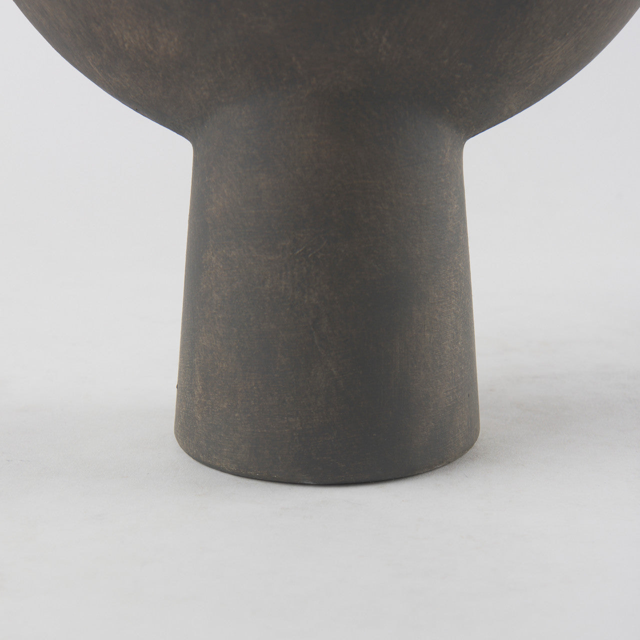 Kaz 8.3L x 3.9W x 16.7H Earthy Brown Ceramic Vase