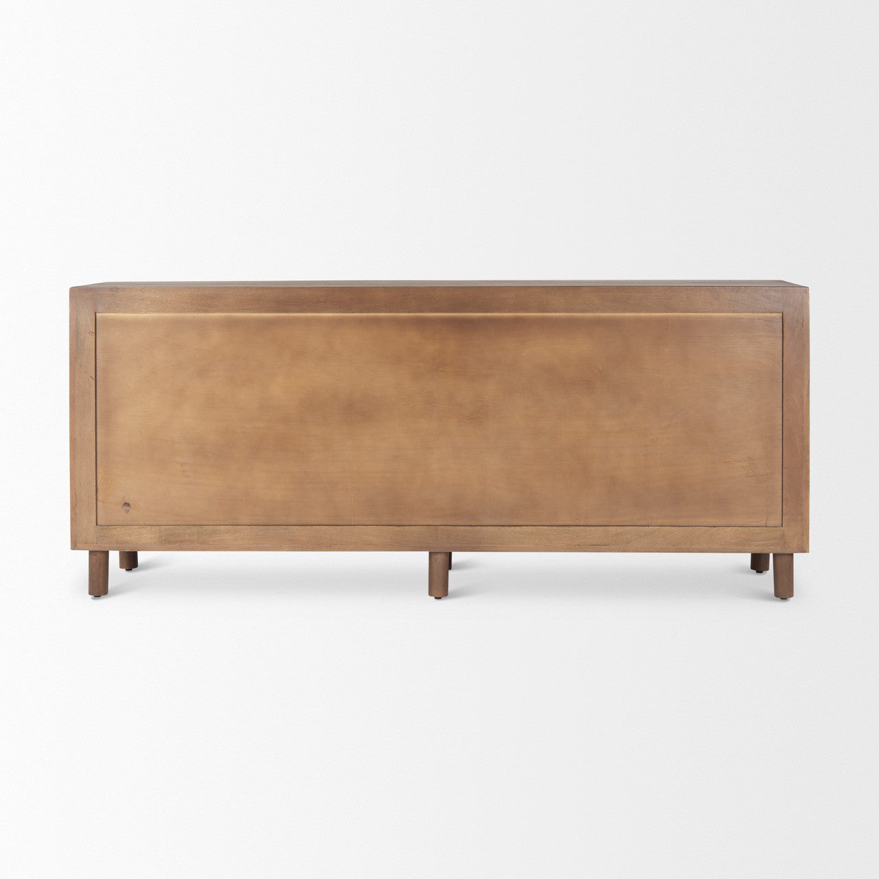 Astrid 71L x 17W x 30.3H Medium Brown Solid Wood 6 Drawer Sideboard