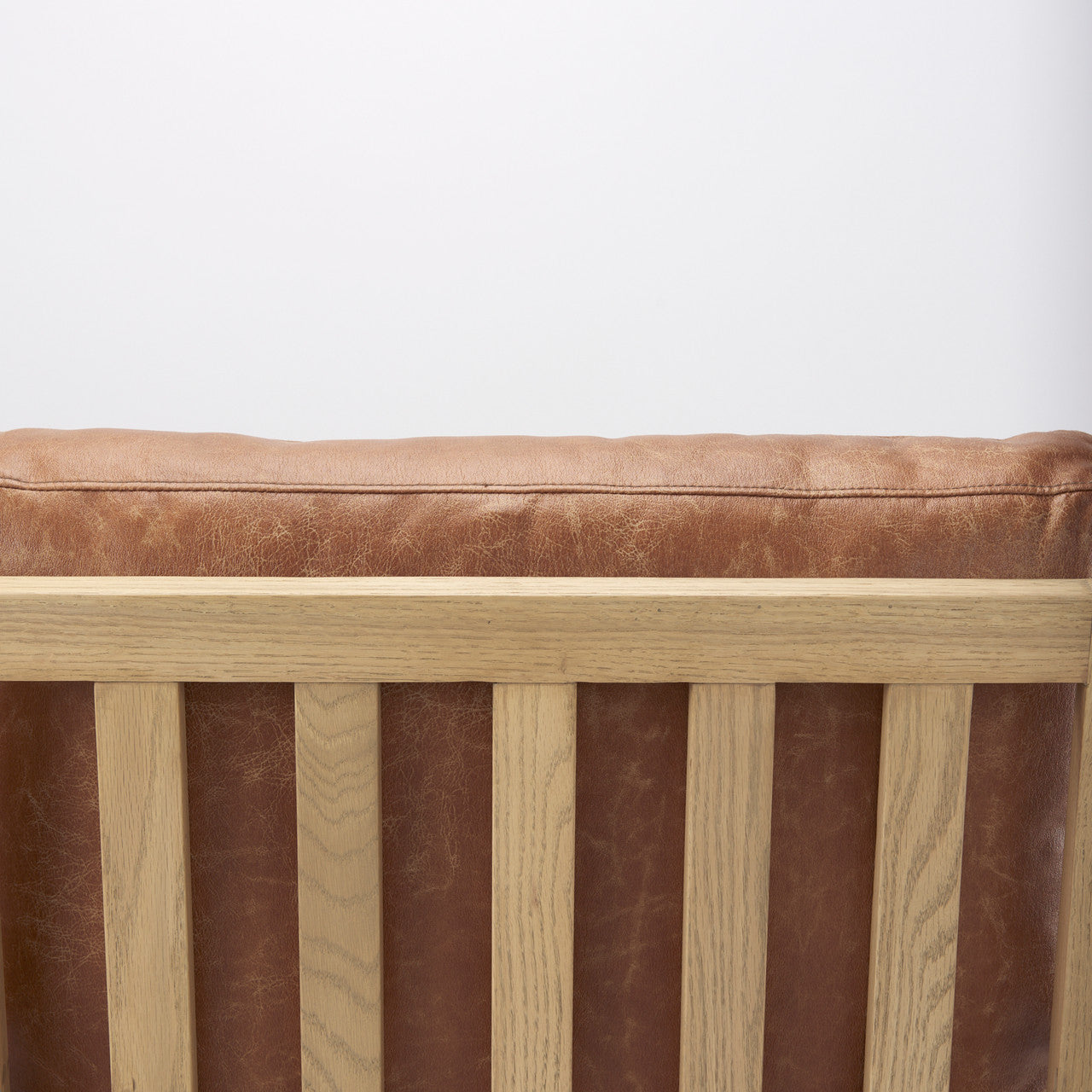 Raeleigh Tan Faux Leather Accent Chair