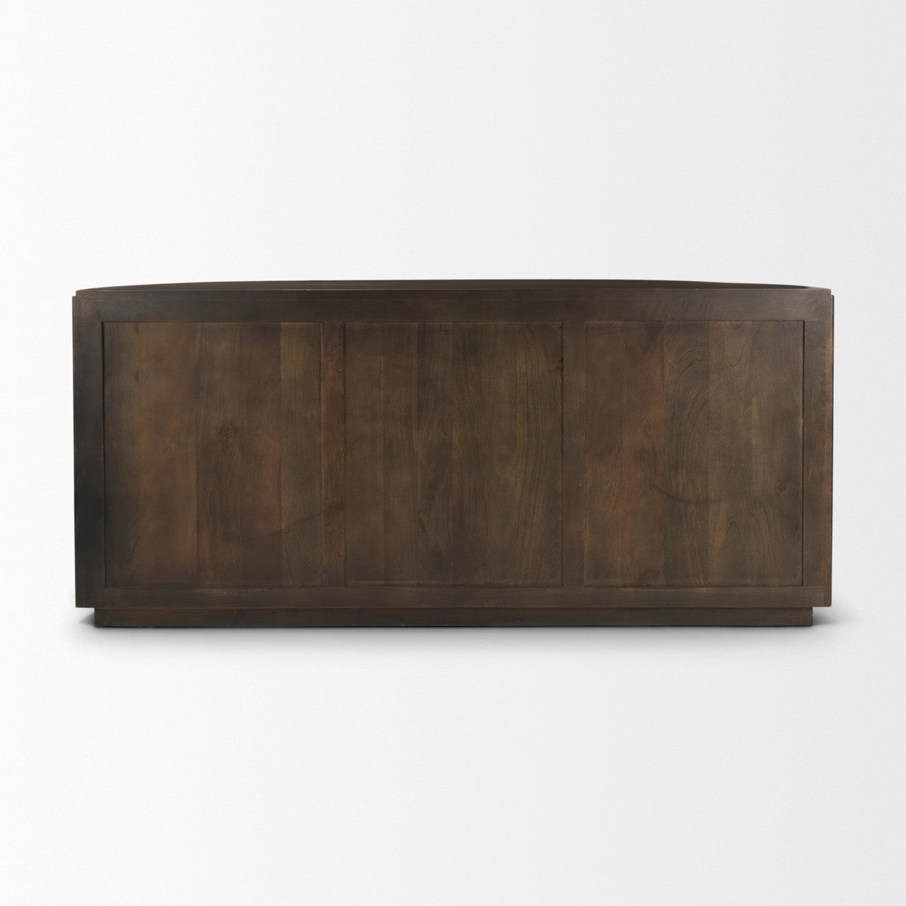 Terra 72L x 18W x 32H Dark Brown Wood Fluted Sideboard