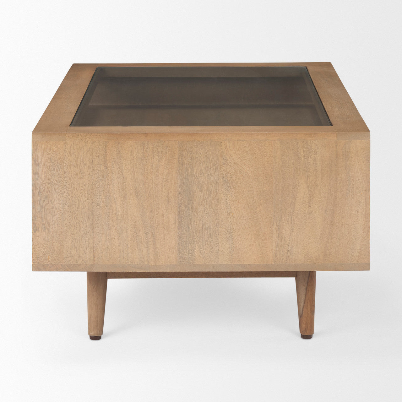 Sable  38.0L x 27.0W x 18.0H Light Brown Wood Coffee Table