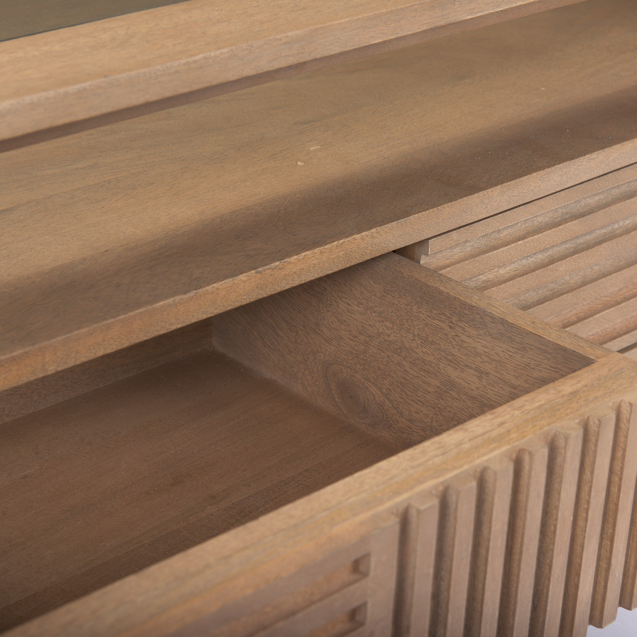 Sable  38.0L x 27.0W x 18.0H Light Brown Wood Coffee Table