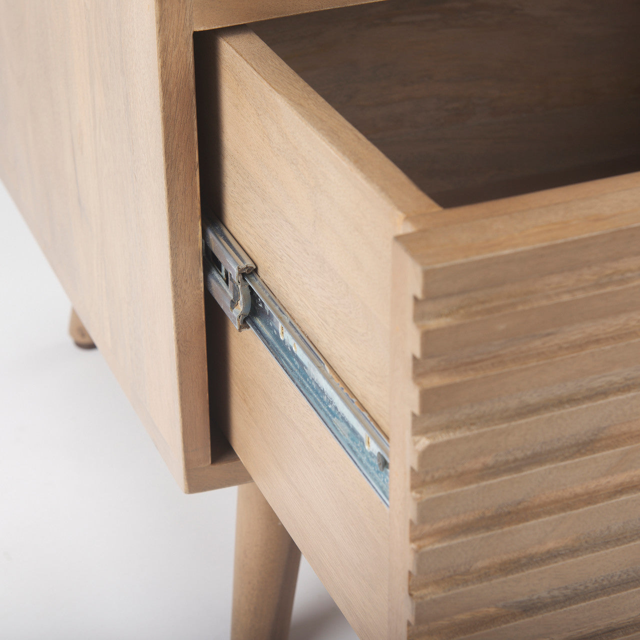Sable  19.0L x 19.0W x 21.5H Light Brown Wood Side Table