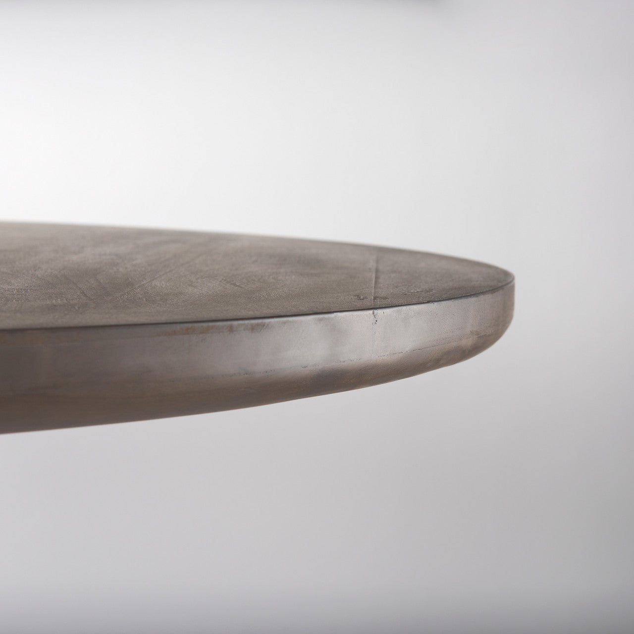 Terra 60L x 60W x 30H Dark Brown Wood Round Fluted Dining Table