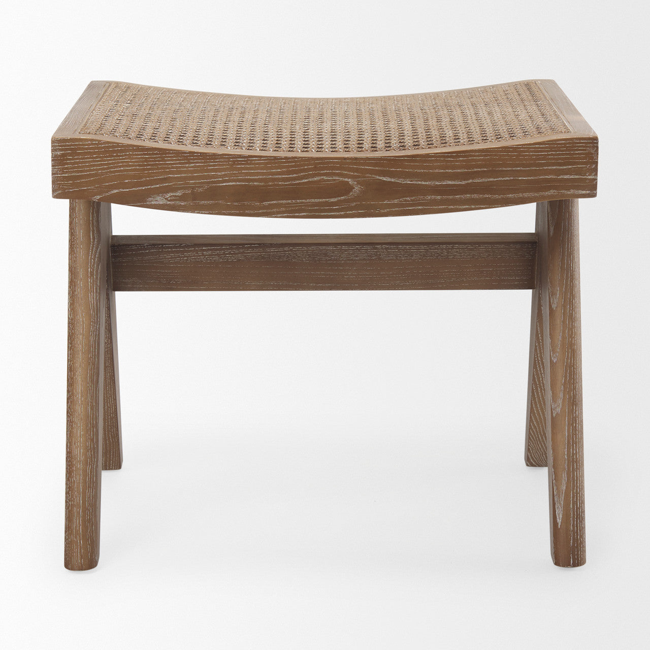 Arvin 21.7L x 17.7W x 18.1H Medium Brown Wooden Stool