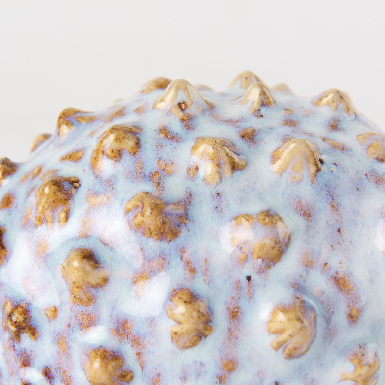 Spike I (Small) 8L x 4W Off-White Ceramic Puffer Fish