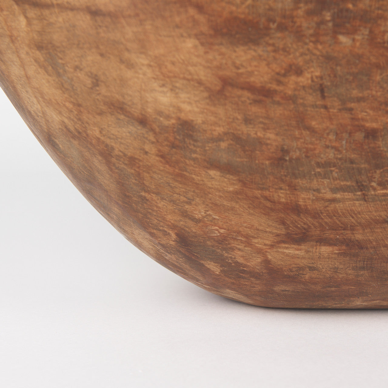 Athena Extra Large Oblong Medium Brown Reclaimed Wood Bowl