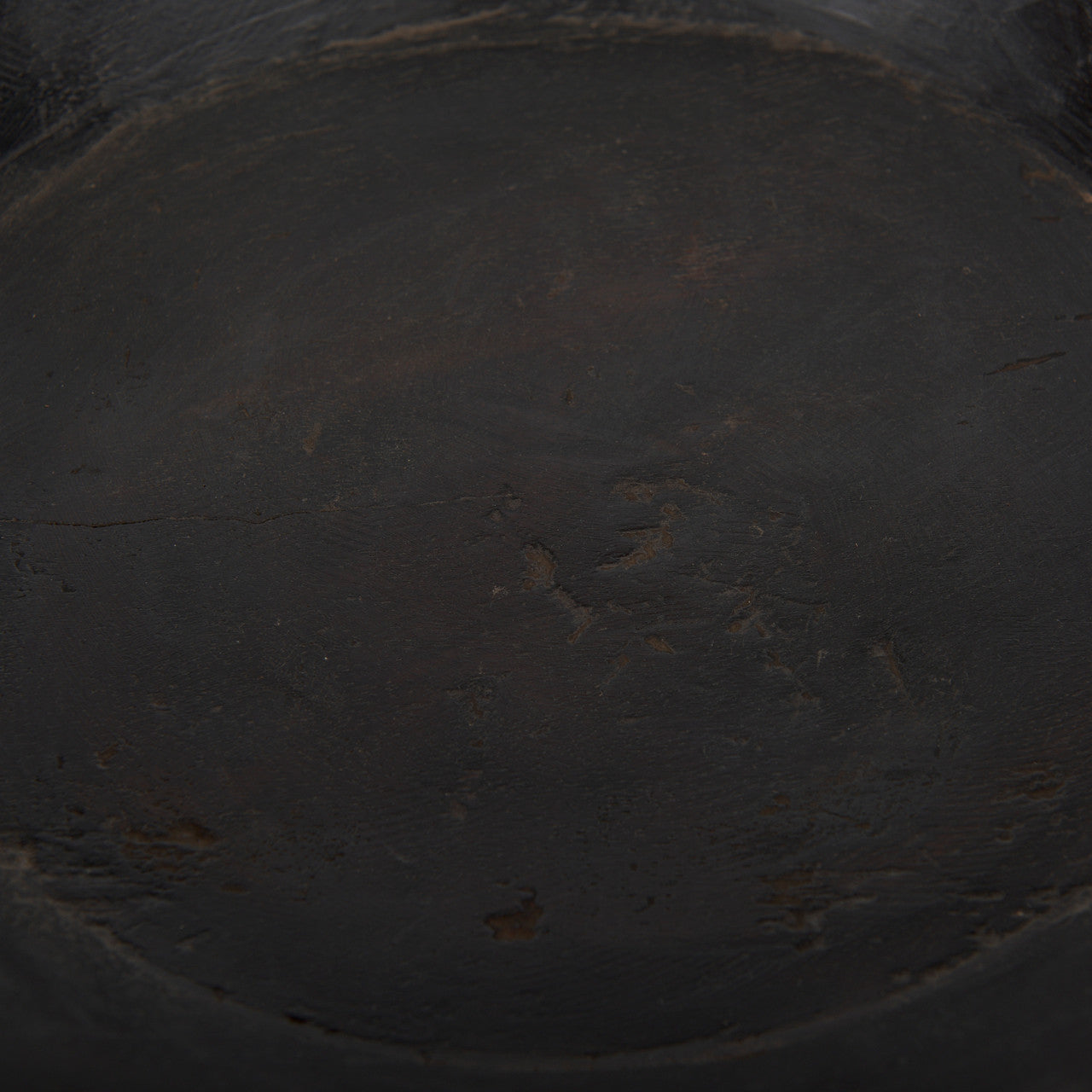 Nikita Set of 2 Large Black-Brown Reclaimed Wood Bowls