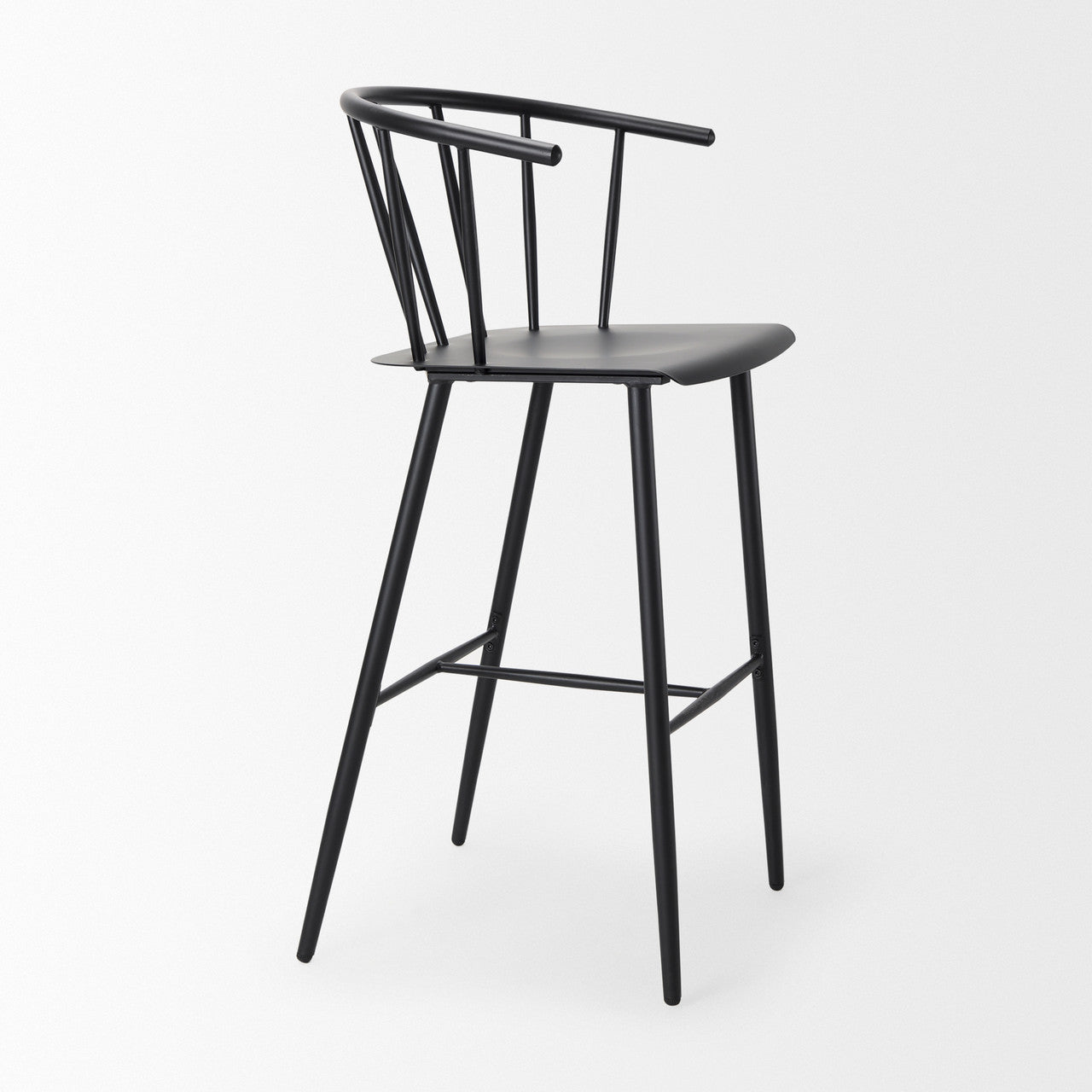 Colin Black Metal Bar Stool