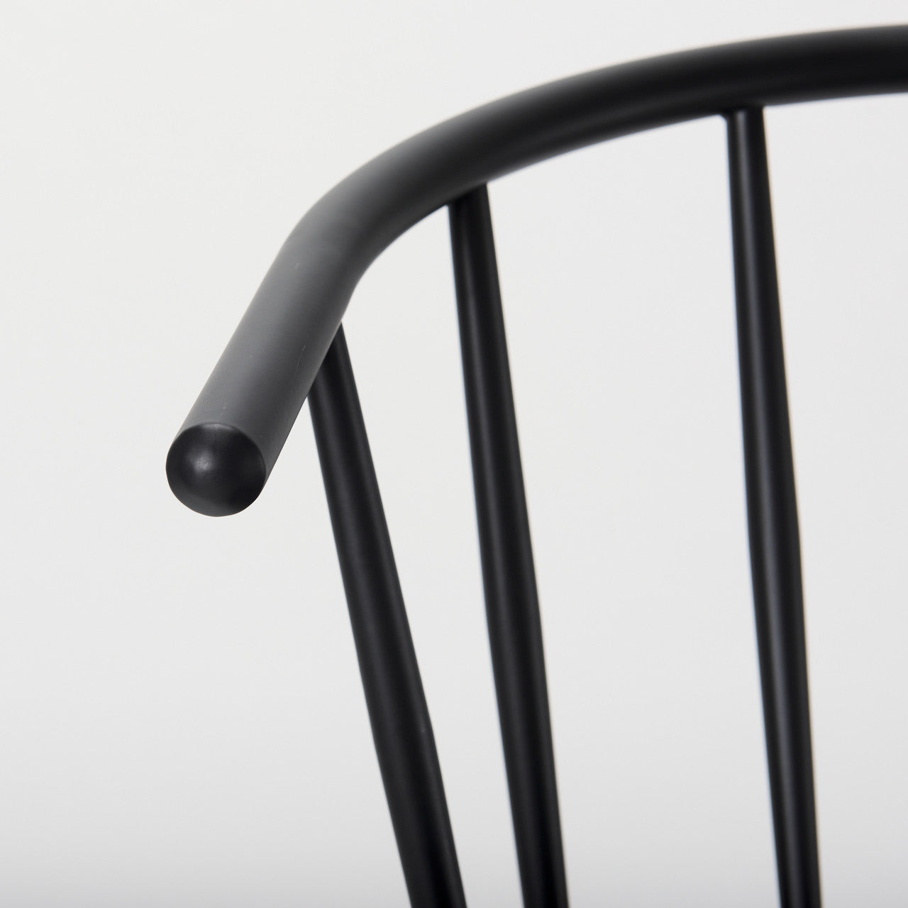 Colin Black Metal Bar Stool