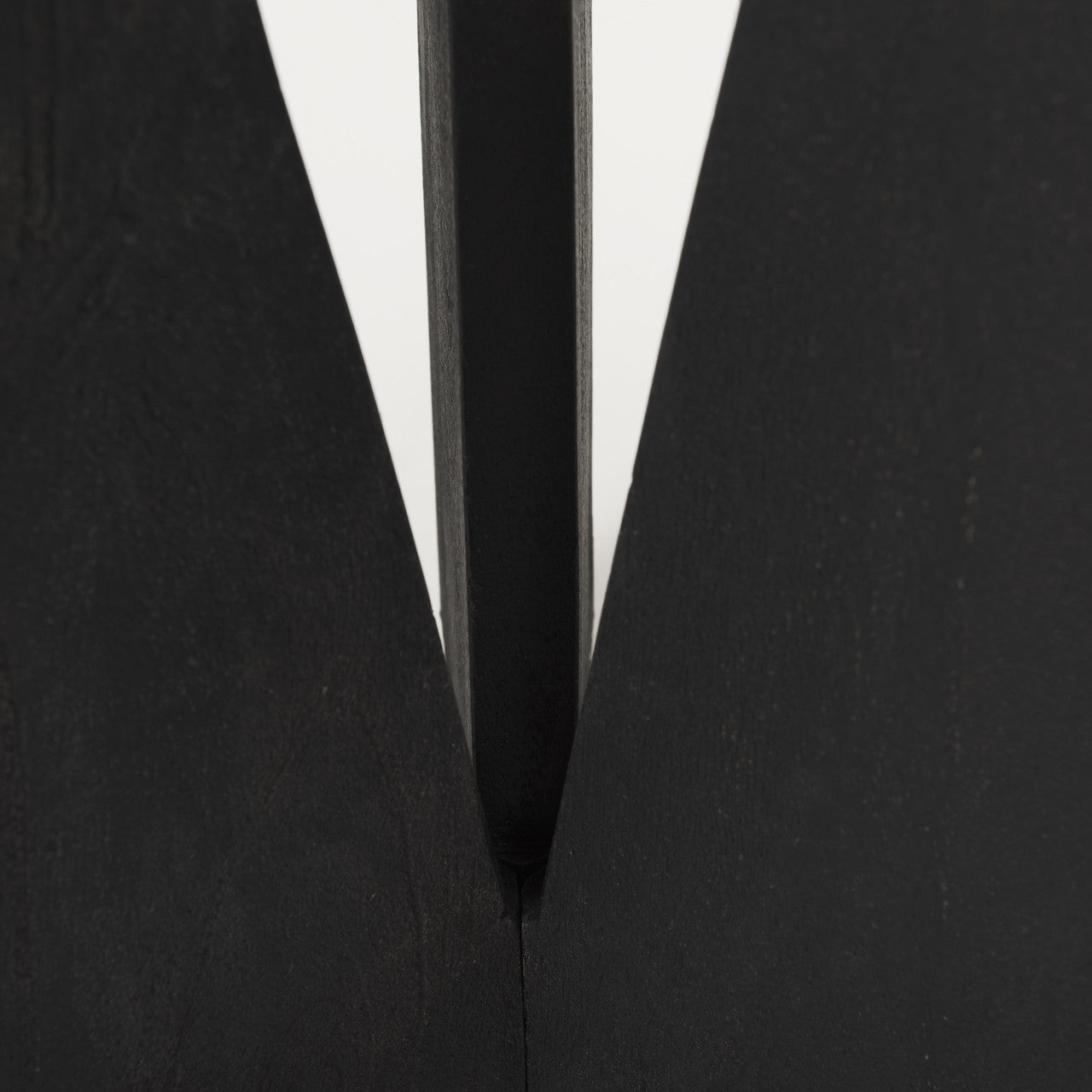 Mattius Black Wood Accent Table