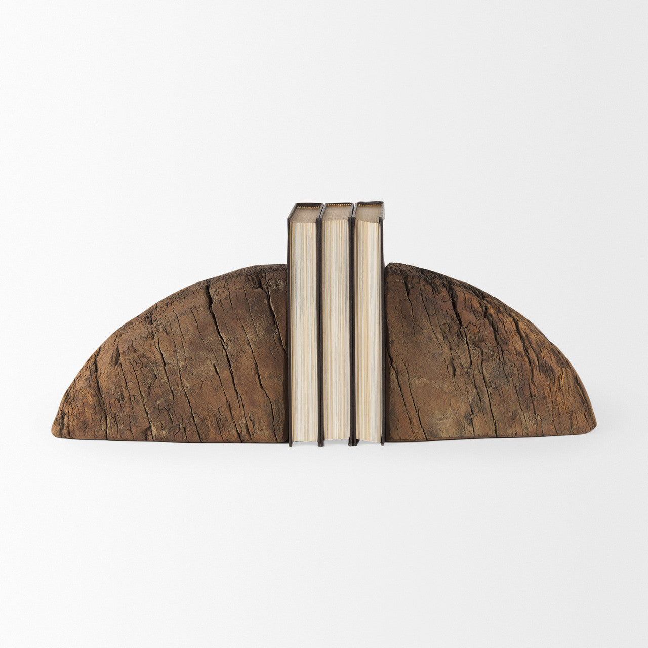 Incana Handmade Reclaimed Wooden Bookends