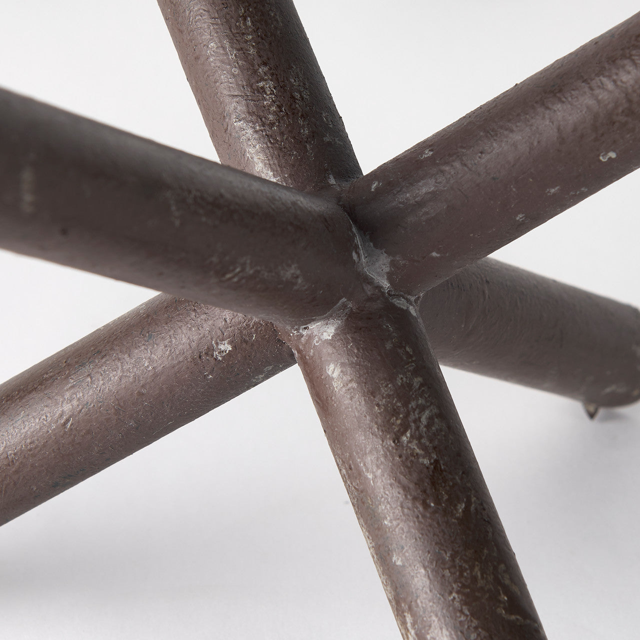 Astericks I (Large) 10L x 10W Brown Metal Decor Object