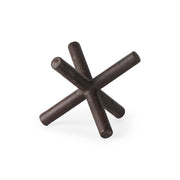 Astericks III (Small) 6L x 6W Brown Metal Decor Object