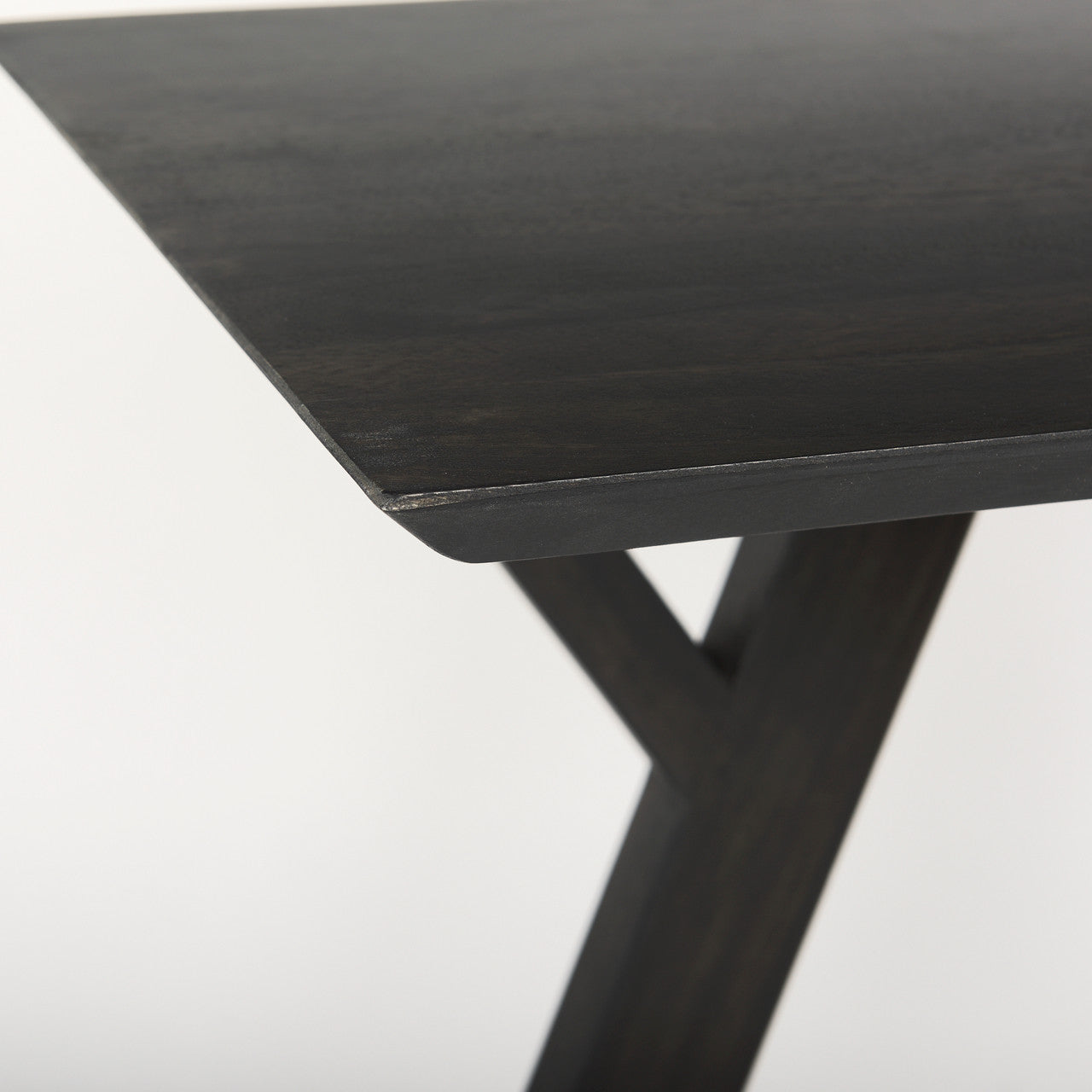 Jennings 54.0L x 16.0W x 29.5H Dark Brown Wood Console Table