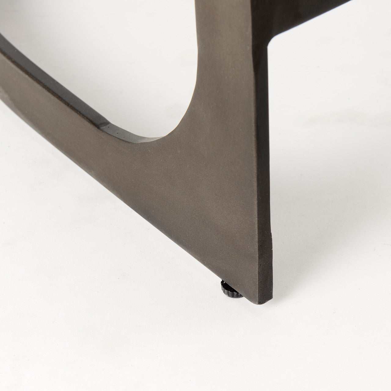 Tyson 17L x 18W x 28H Black Leather W/ Metal Frame Counter Stool