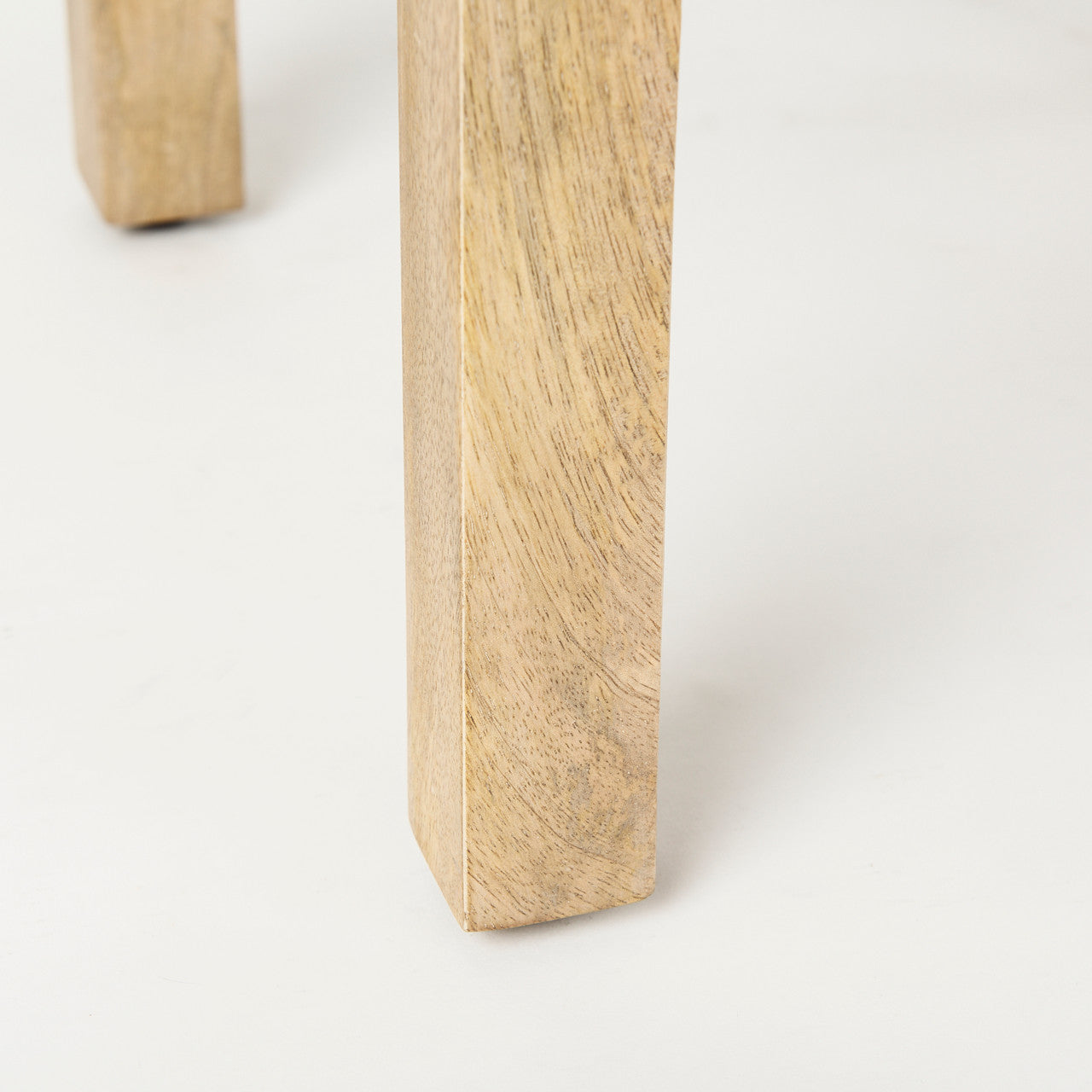 Candace Light Wood Bridge Accent Table