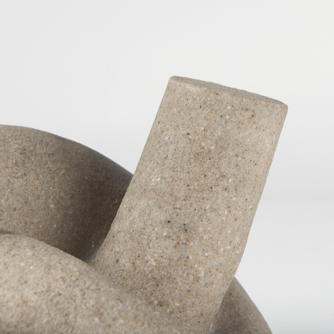 Otto Sandstone Resin Small Knot Sculpture Decorative Object