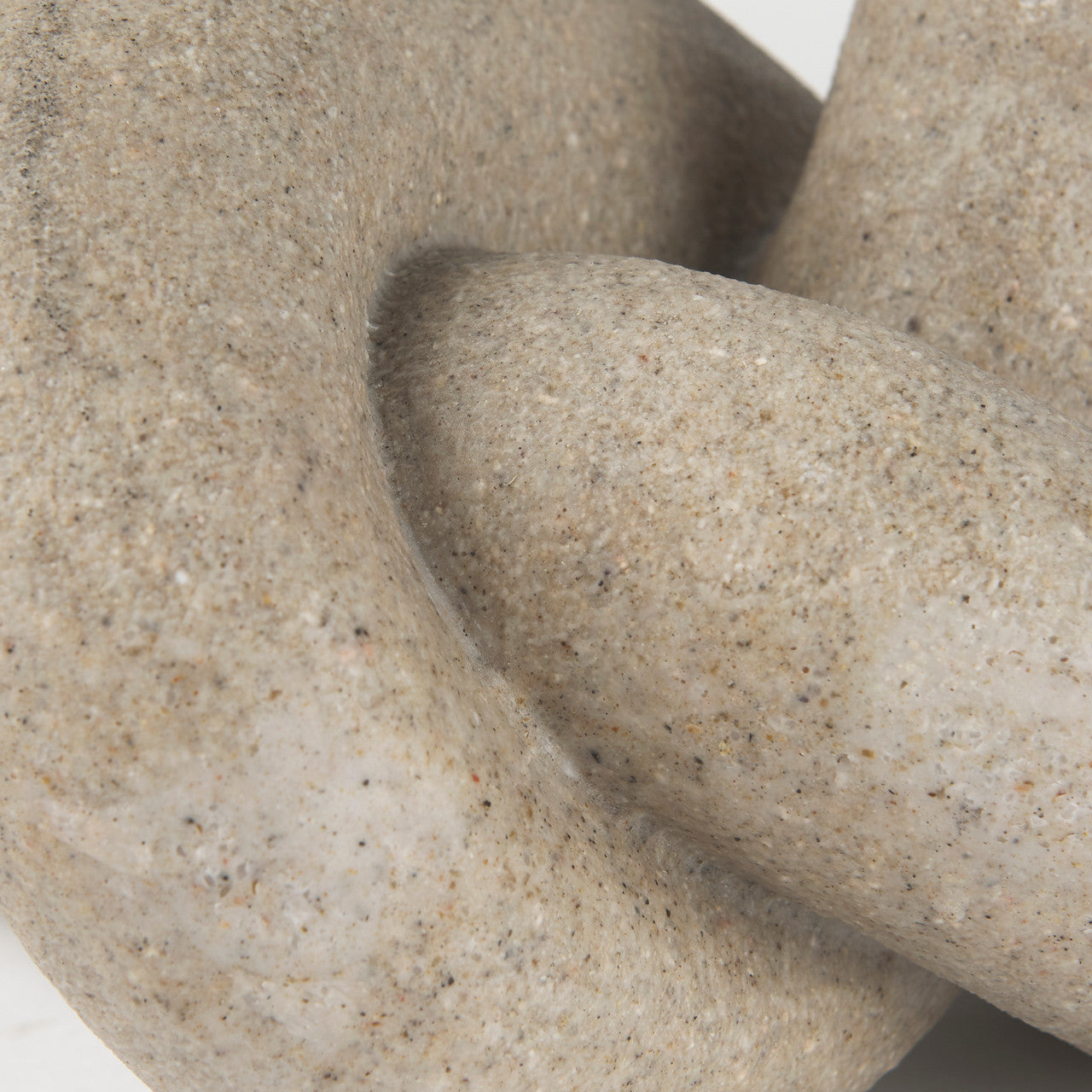 Otto Sandstone Resin Small Knot Sculpture Decorative Object