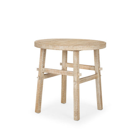 Rosie Large Blonde Wood End Table