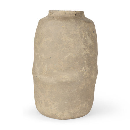 Bala Large Gray Paper Mache Vase