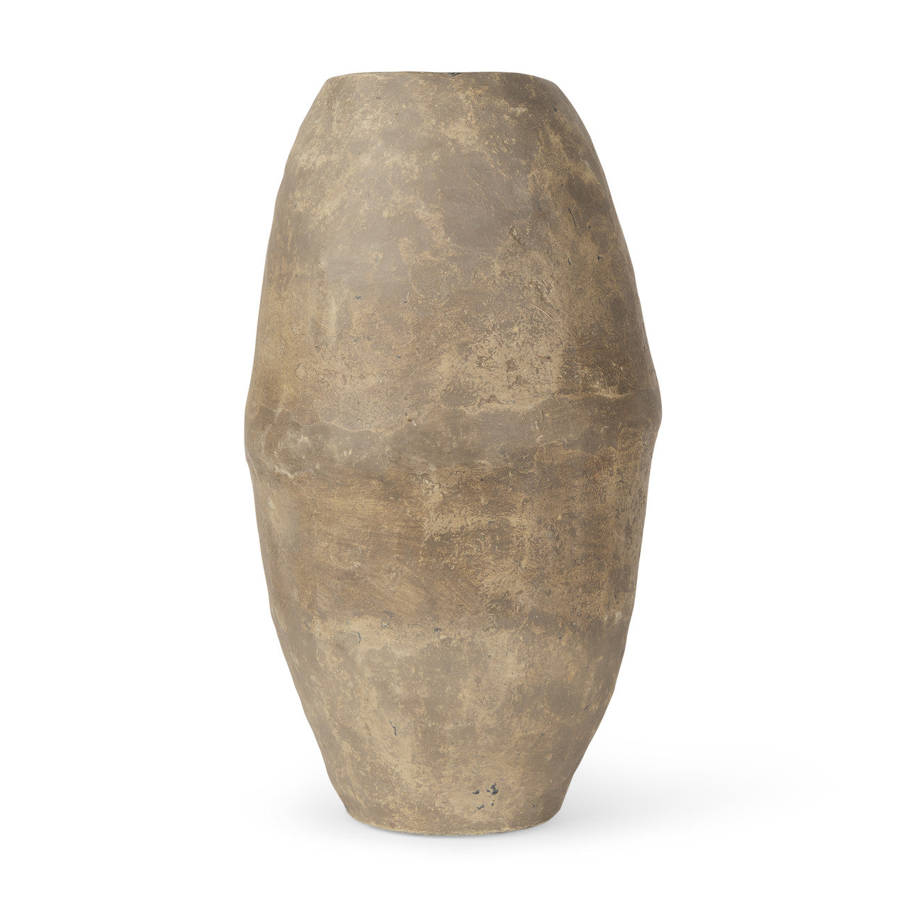Rundal Large Gray Paper Mache Vase