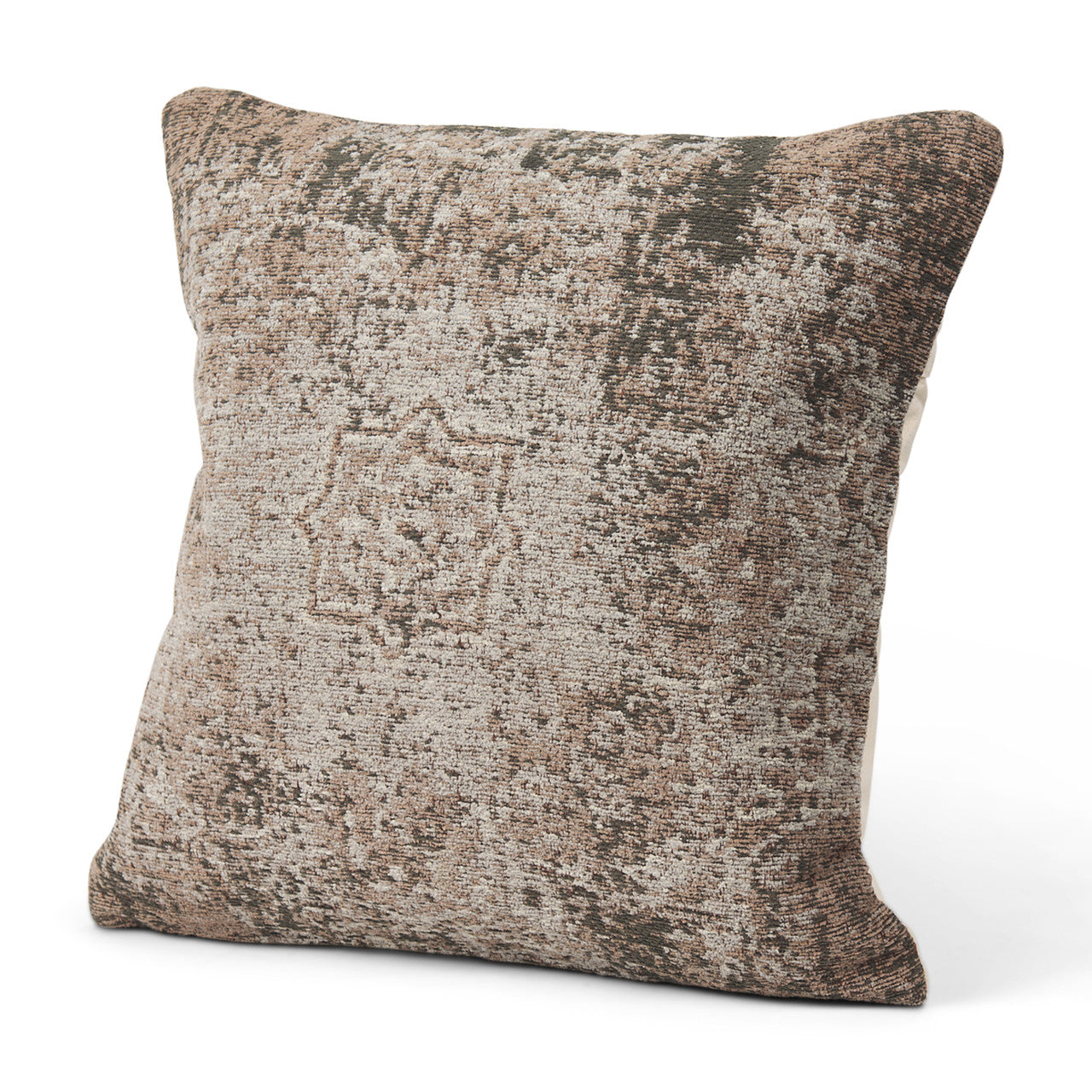 Khloe Taupe Square Pillow Cover
