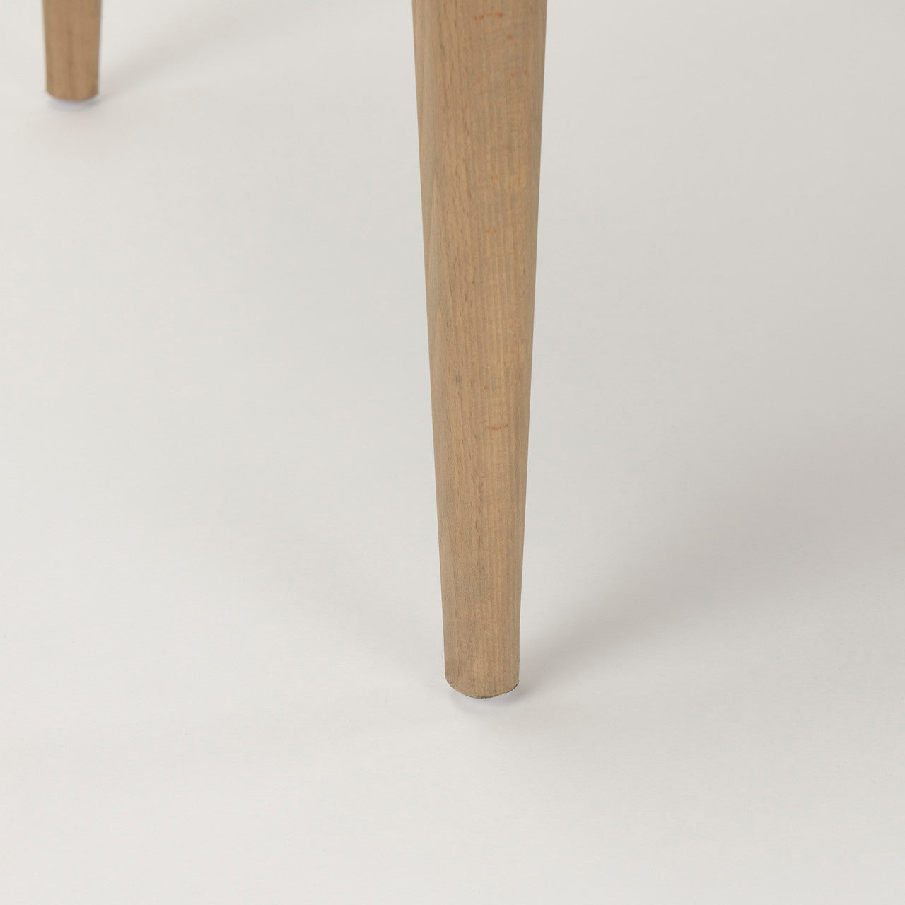 Palisades Cream Upholstery w/ Solid Wood Armless Dining Chair
