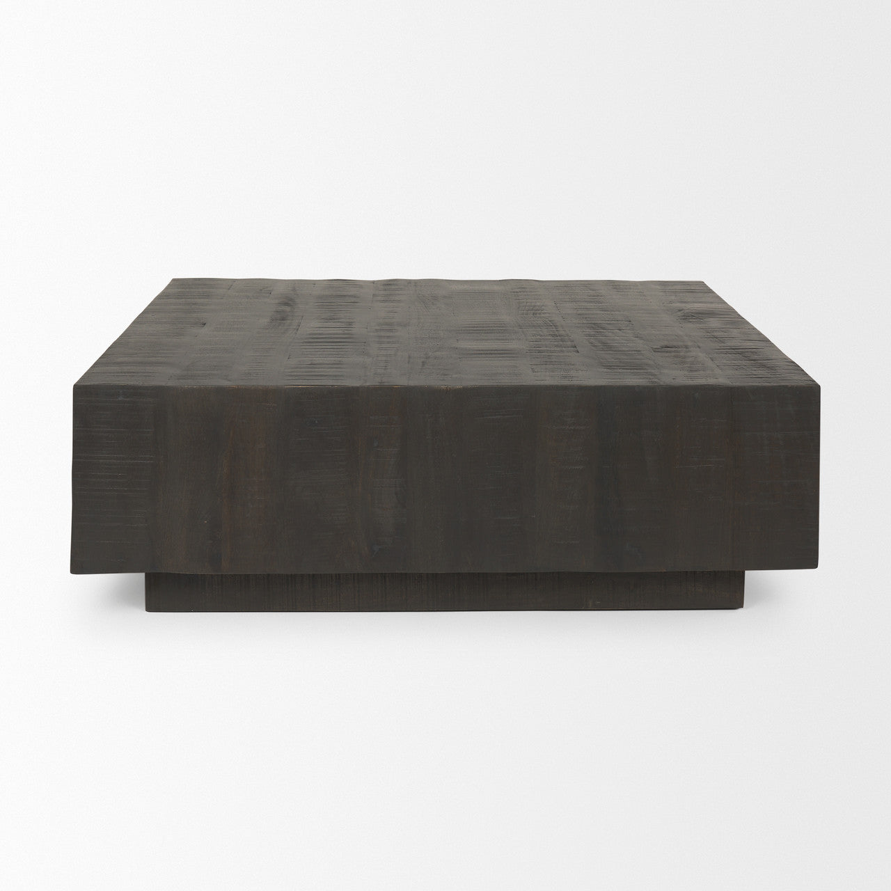 Hayden Dark Brown Wood Square Coffee Table