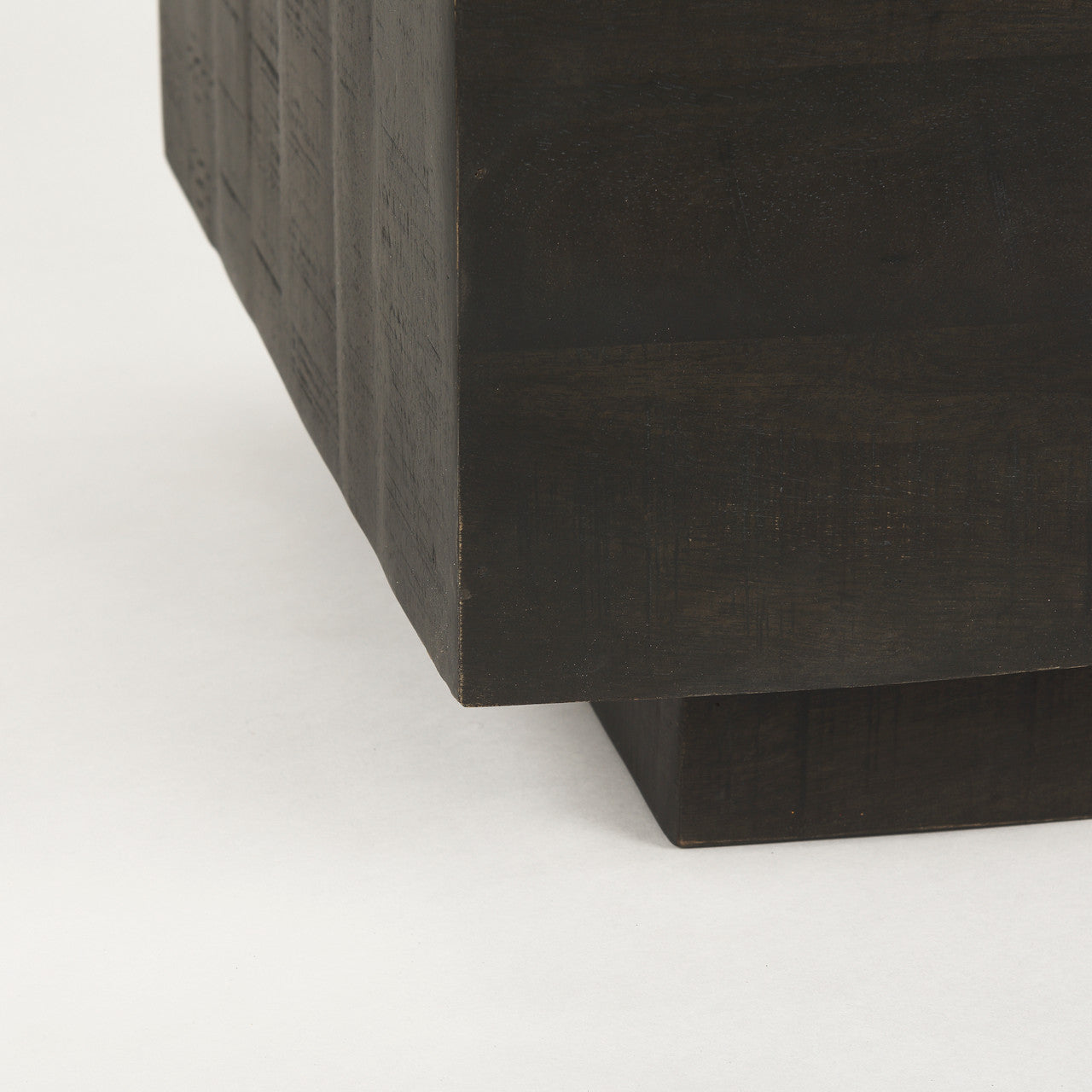 Hayden Dark Brown Wood Rectangular Coffee Table