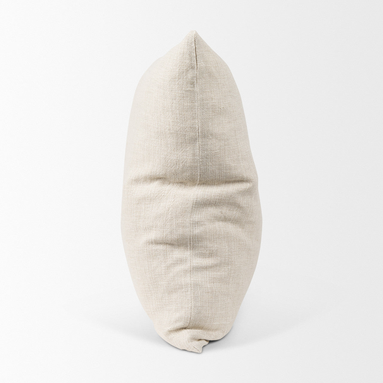 Jacklyn Cream Linen Square Decorative Pillow Cover