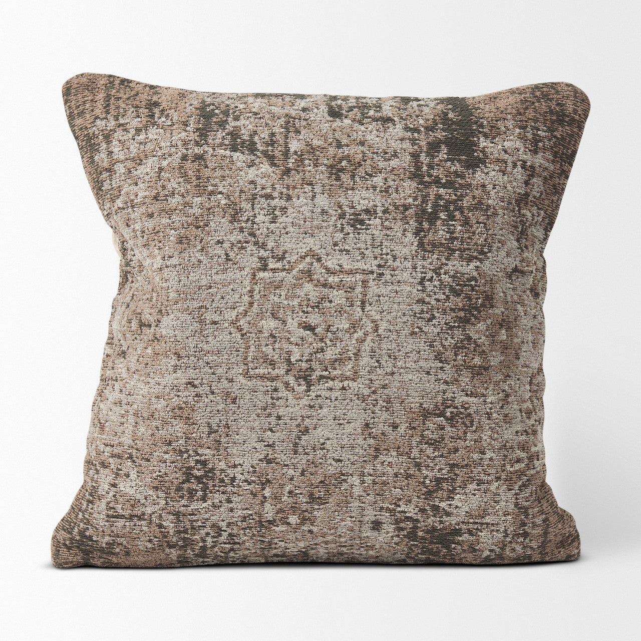 Khloe Taupe Square Pillow Cover
