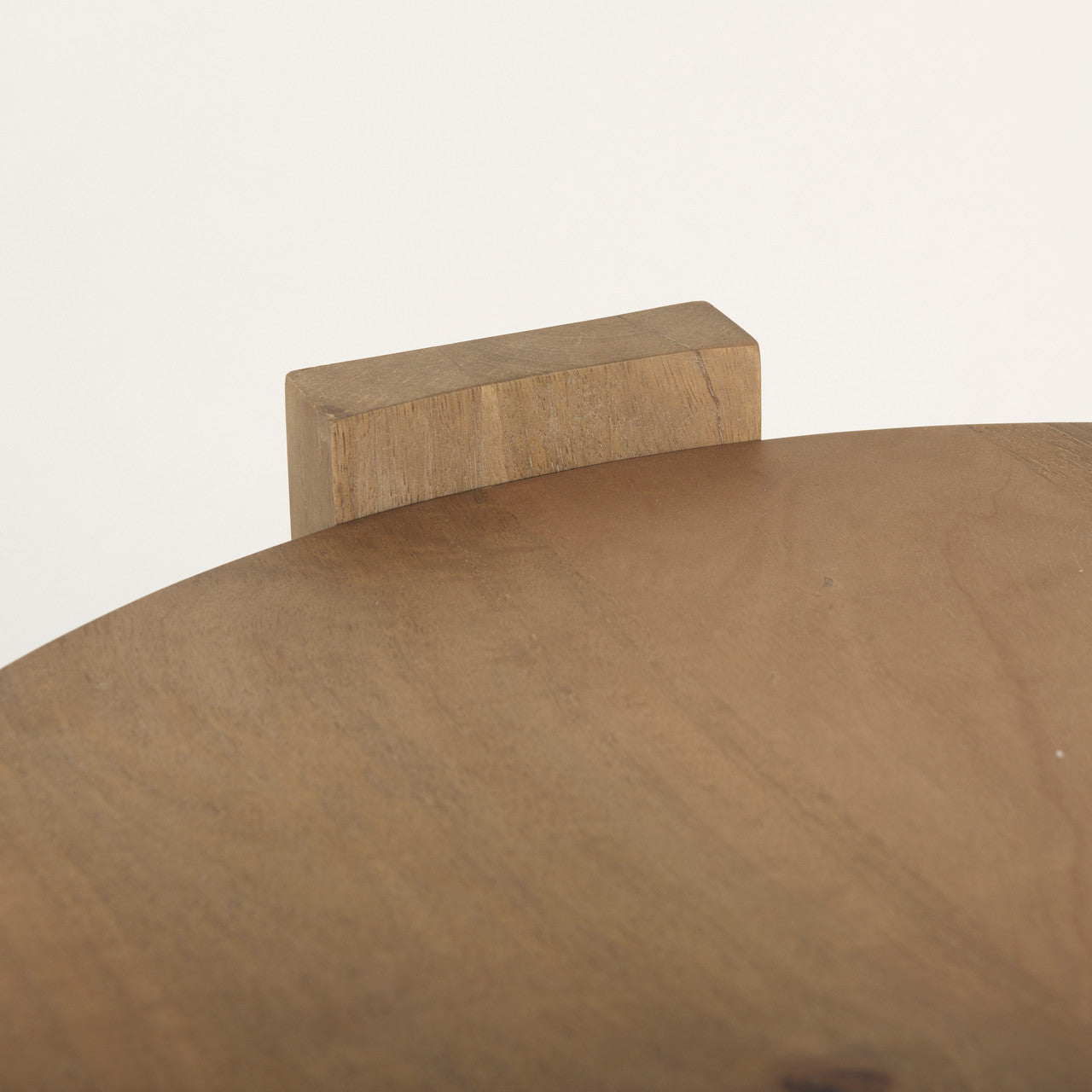 Evelyn Light Brown Round End/Side Table