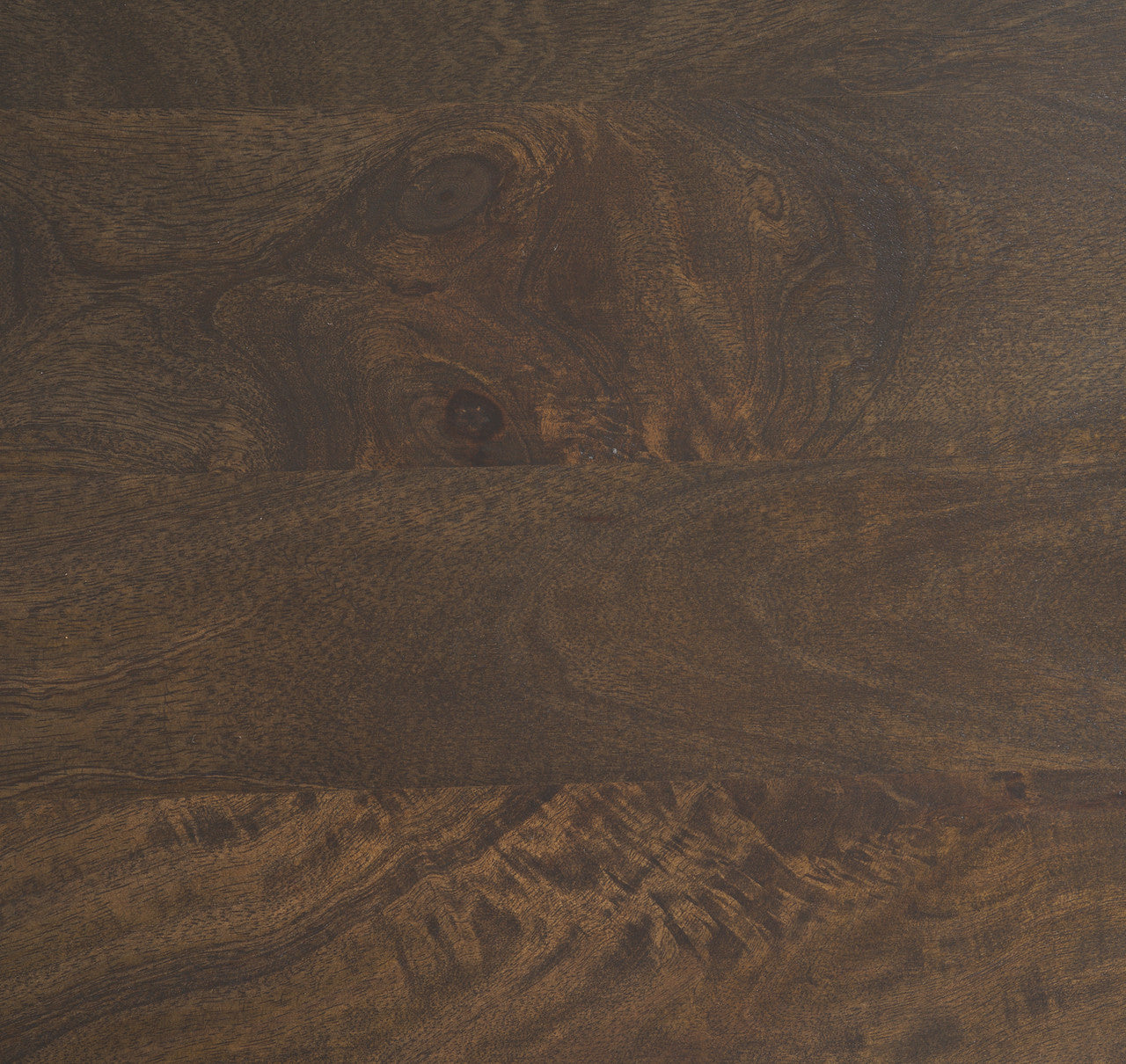Terra 48L x 28W x 15H Dark Brown Wood Oval Fluted Coffee Table