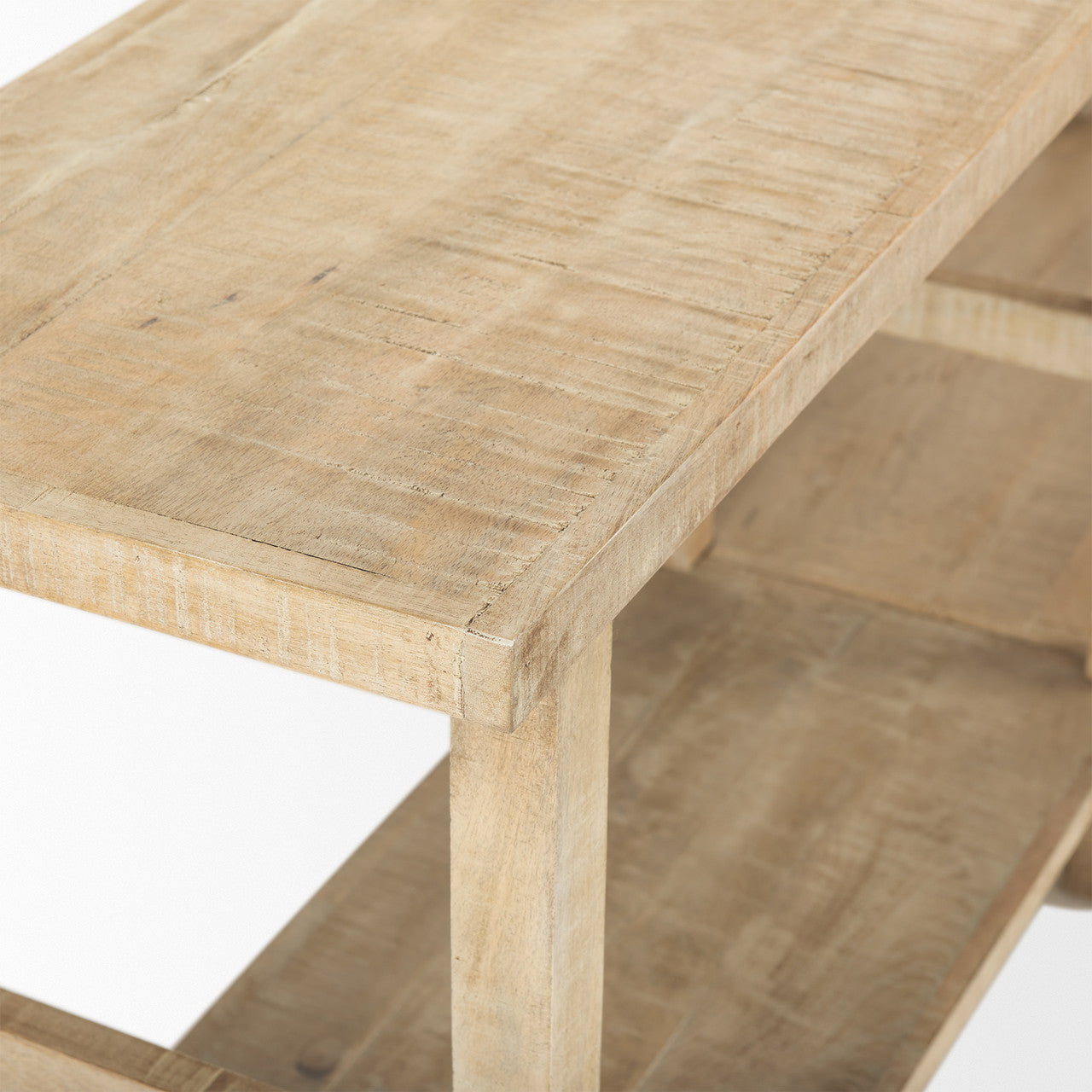Rosie Large Blonde Wood Console Table