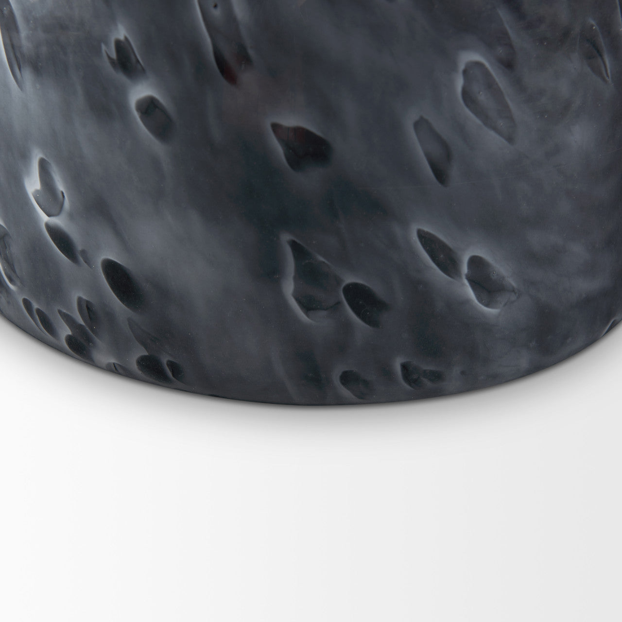 Masai Small Black Mottled Glass Vase