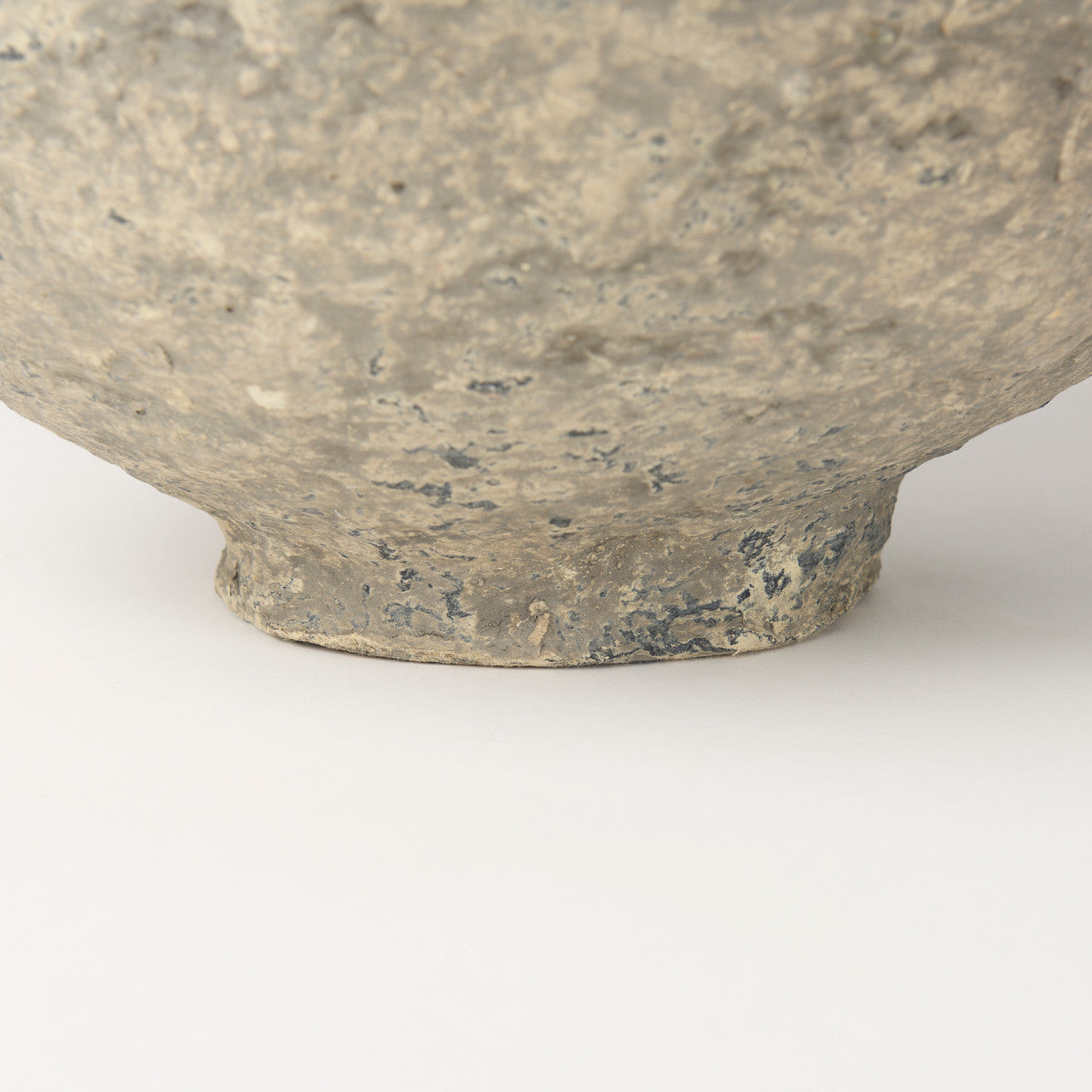 Sonu Set of 2 Gray Paper Mache Half-Pot Bowls