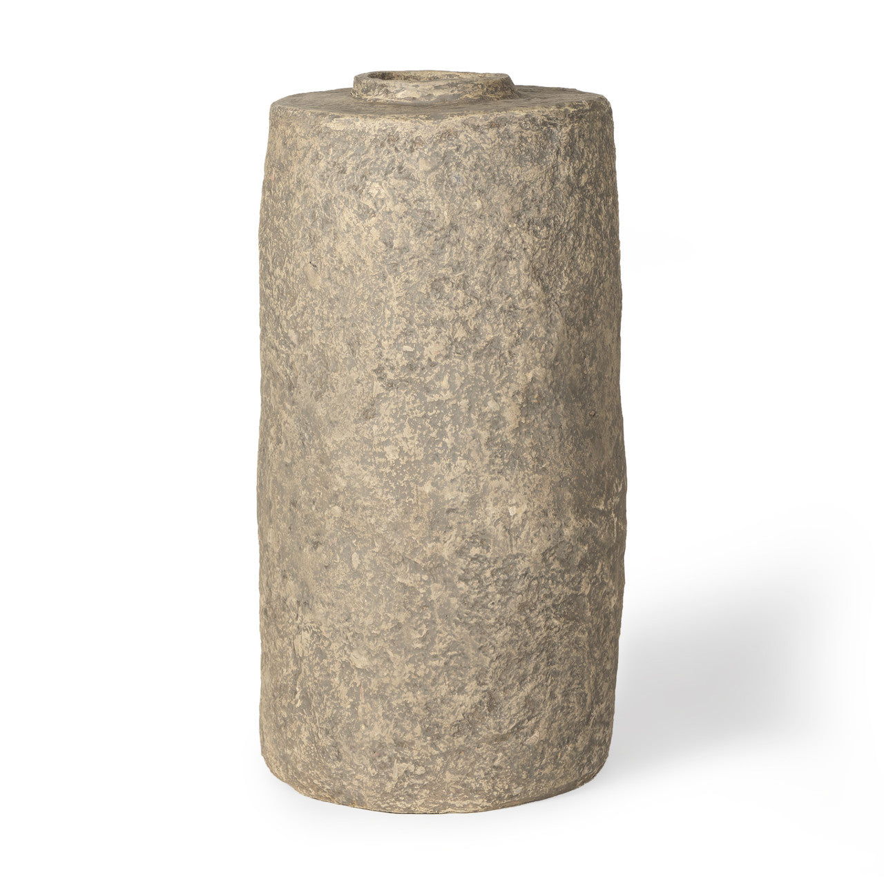 Rama Small Gray Paper Mache Floor Vase