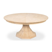 Giselle Jupe Table,Large,Bleached Oak by Sarreid Ltd