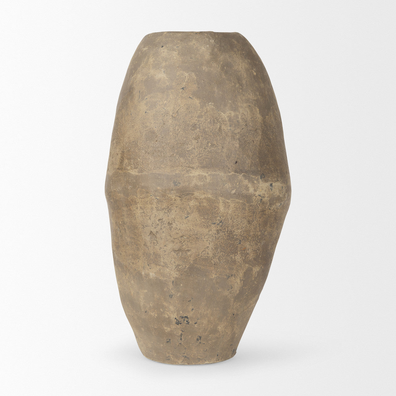 Rundal Large Gray Paper Mache Vase