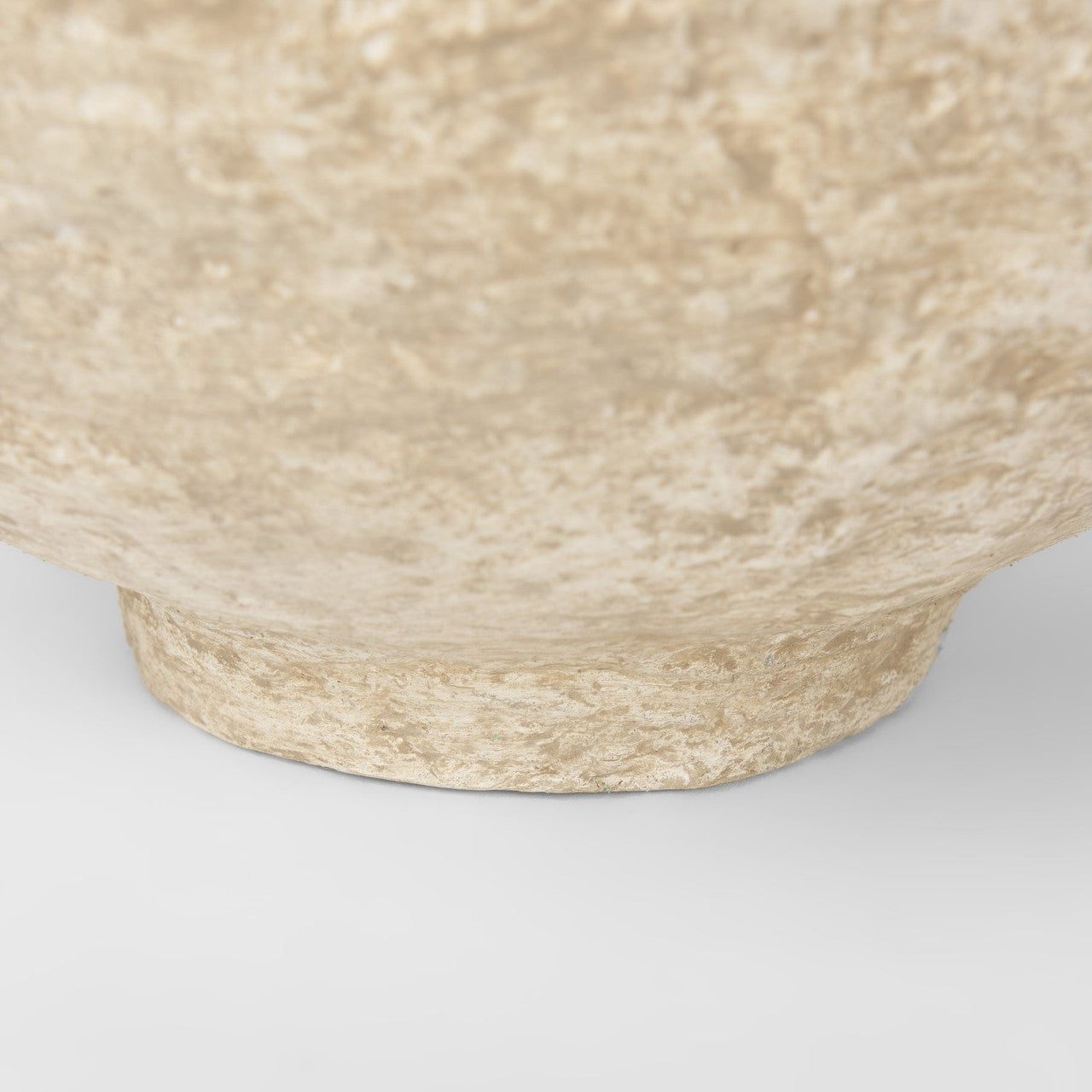 Sonu Set of 2 Beige Paper Mache Half-Pot Bowls