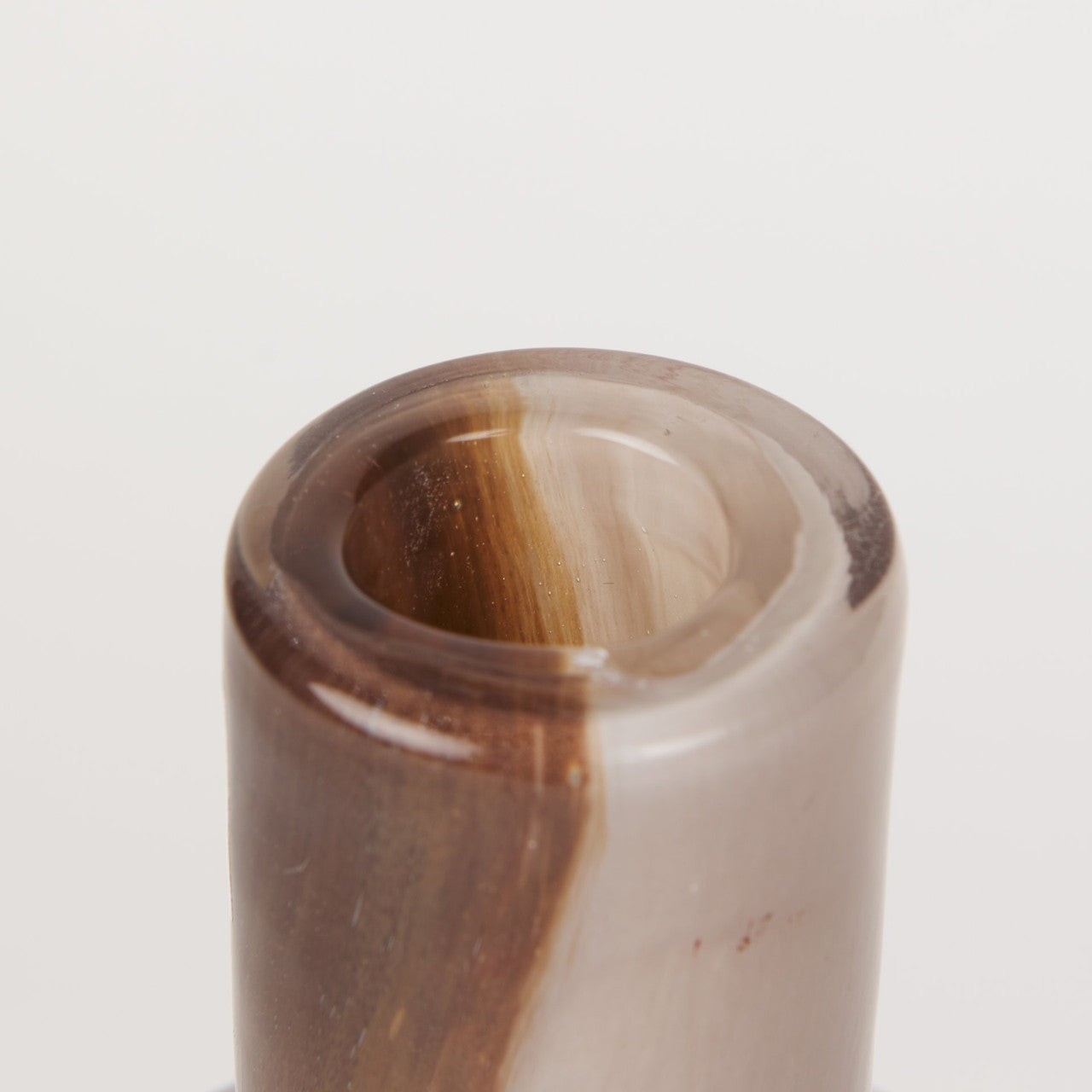 Marans Tall Amber Multi-Color Glass Vase