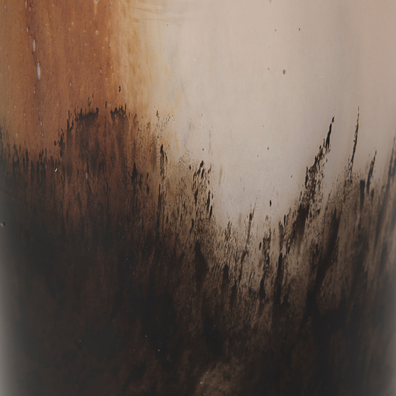 Marans Tall Amber Multi-Color Glass Vase